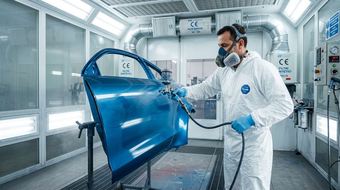 How Down-Draft Booths Replicate Factory Paint