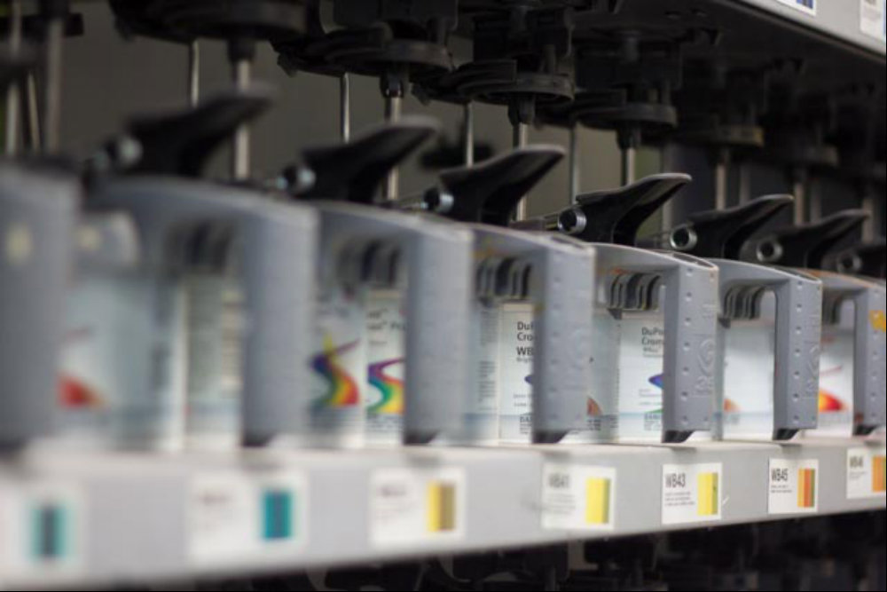 PPG Enviro Base Waterborne Paint Mixing & Color Blending Room